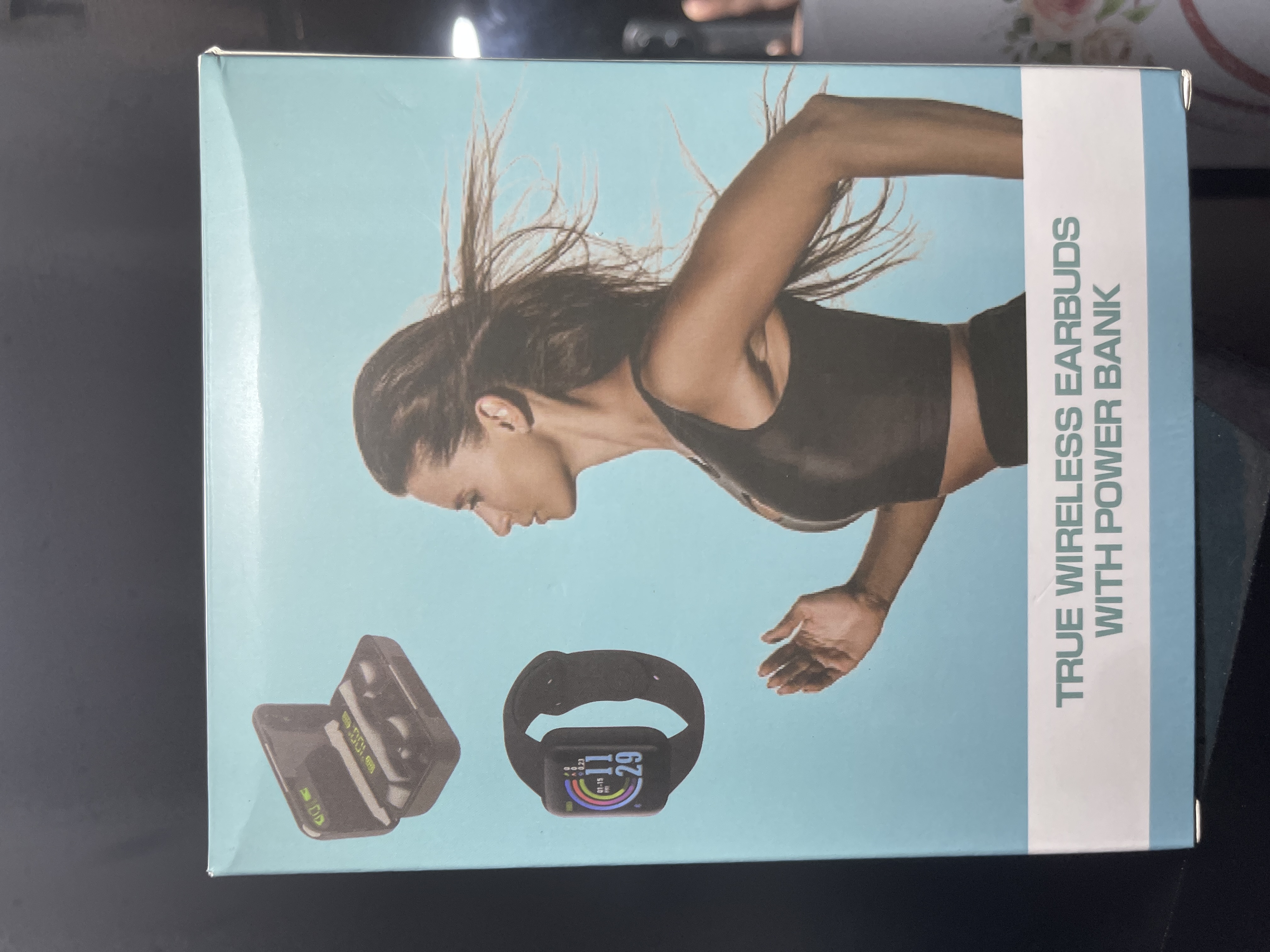 Combo Auriculares + Reloj Digital