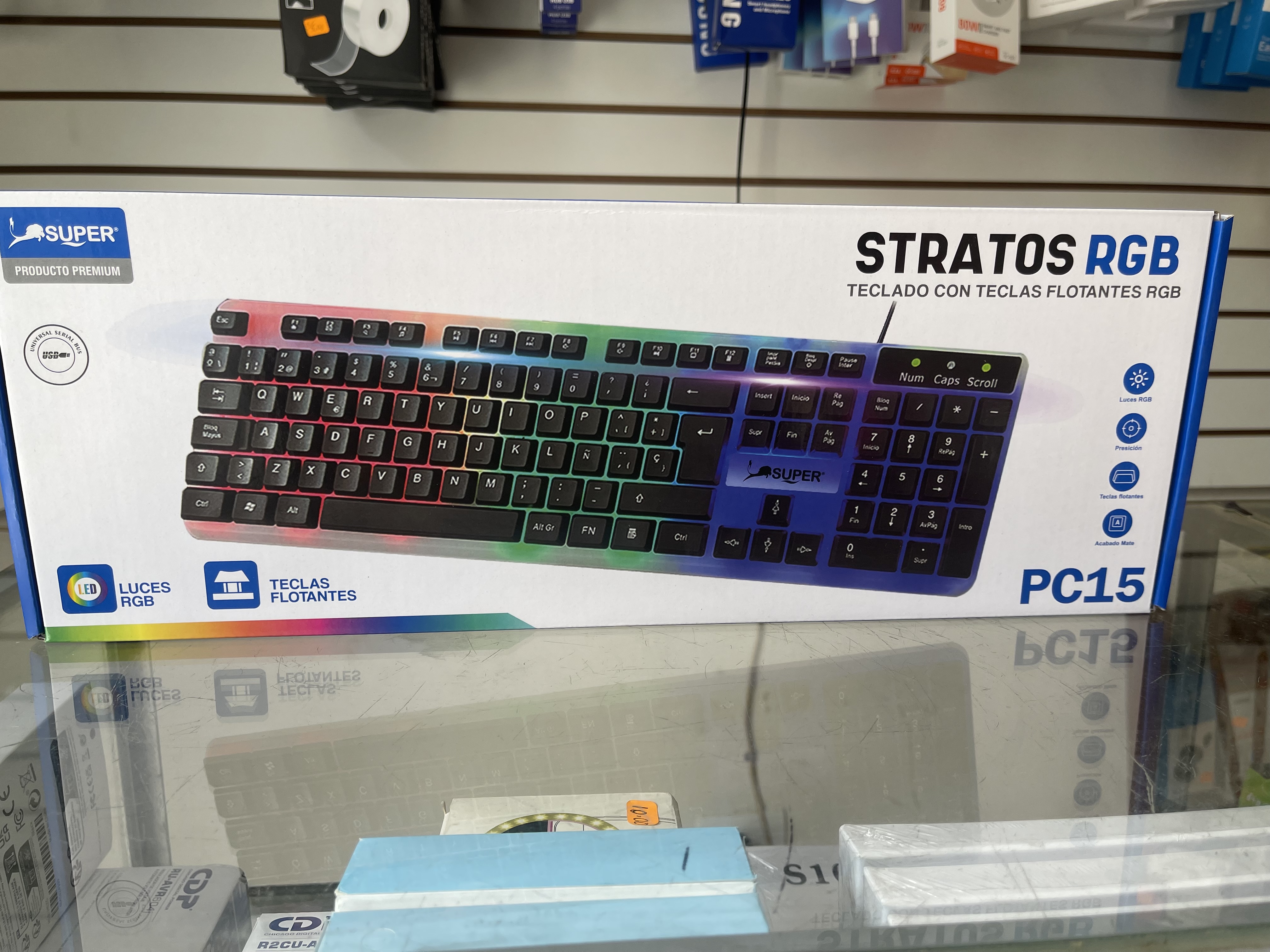 TECLADO GAMER STRATOS RGB