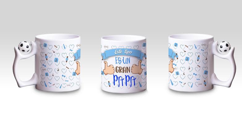 Taza con asa de Pelota